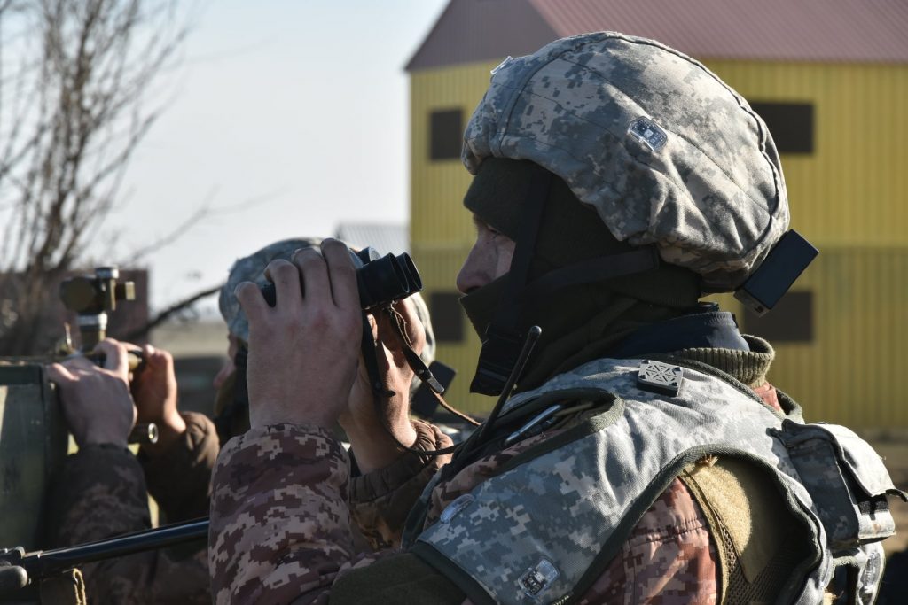 Тренування бійців з 28-ї бригади на полігоні «Широкий Лан»