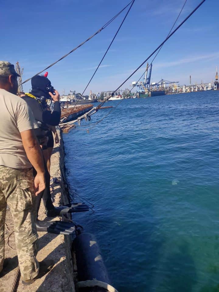 Водолази Управління державної охорони під час навчання у Водолазній школі ЗСУ