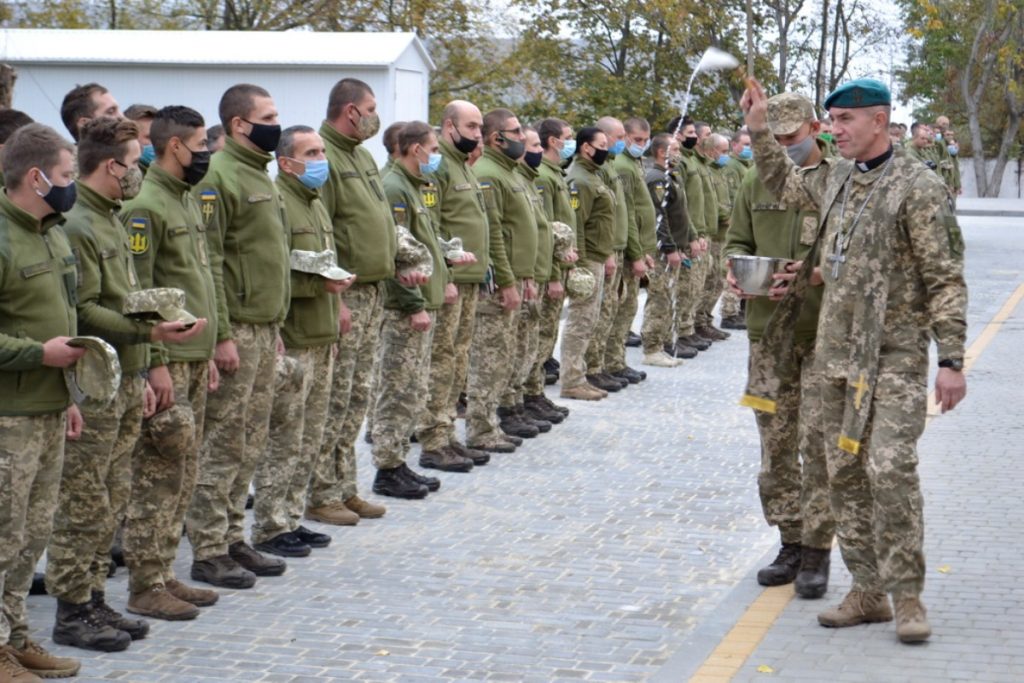 Морські піхотинці отримали нову казарму. Церемонія відкриття казарми для 35 ОБрМП. Фото: АрміяInform