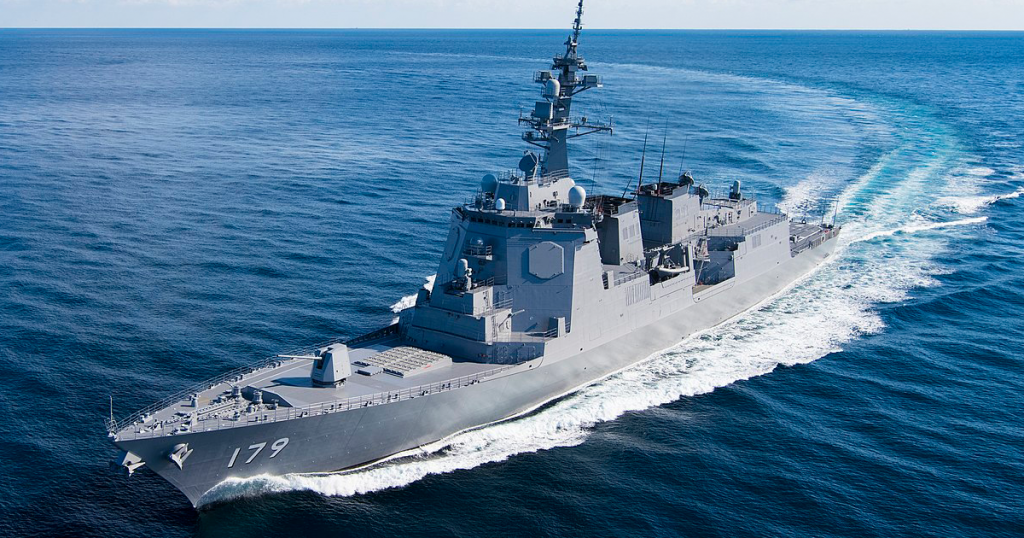 Японський есмінець Maya DDG-17 з системою ПРО Aegis. Фото: ЗМІ Японії