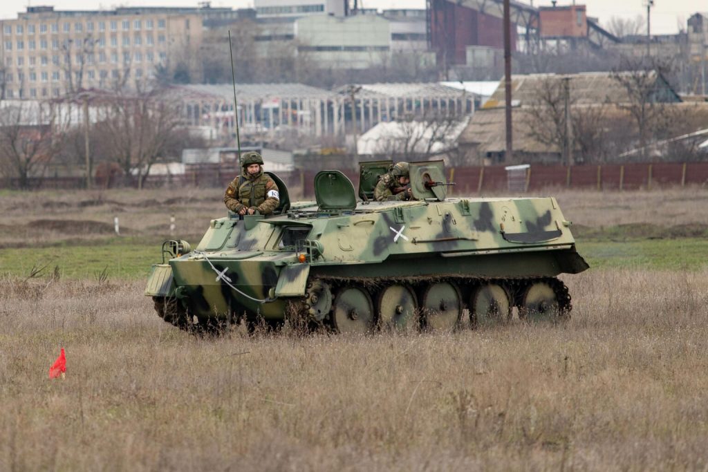 Гусеничний легкоброньований бронетранспортер ГТ-МУ сил так званої «ПМР». Січень 2021. Фото: «МО ПМР»