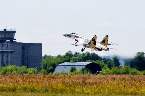 Аварія Су-35 в Комсомольську на Амурі