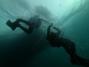 З’явилось відео спусків курсантів Водолазної школи