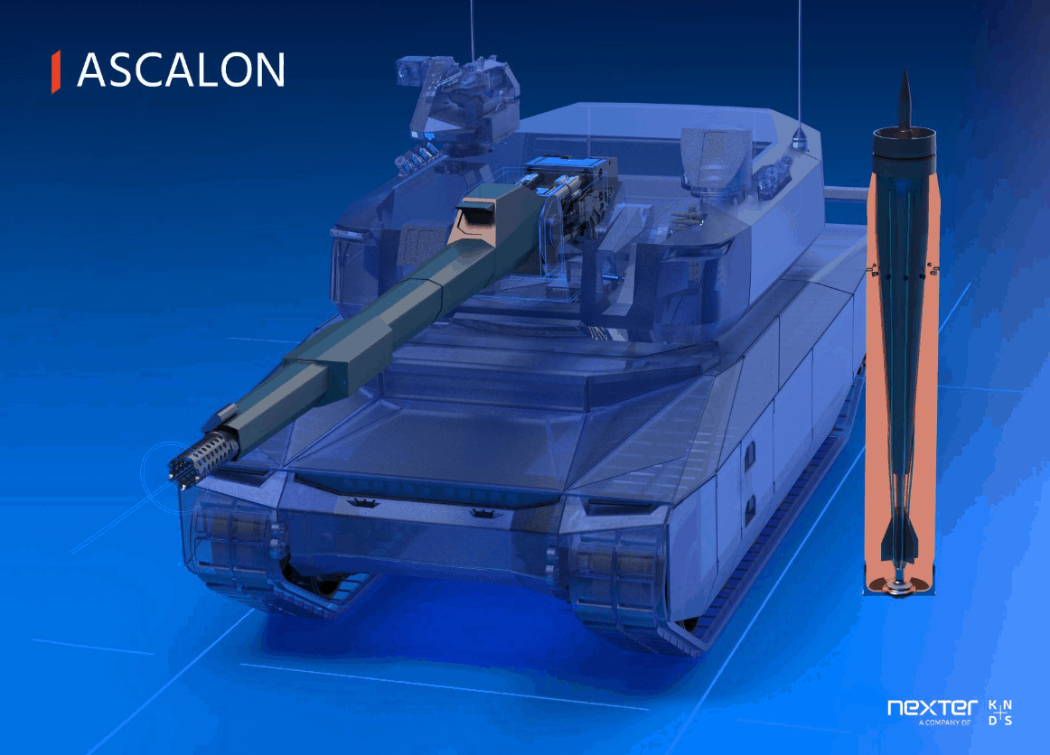 Nexter пропонує 140 мм гармату ASCALON для майбутнього європейського танка