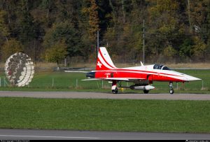 У Швейцарії впав винищувач F-5E