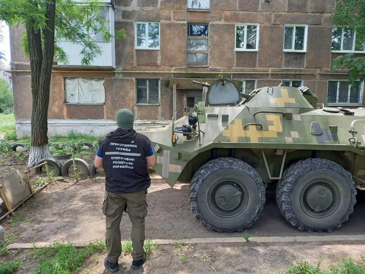 На Луганщині прихильника «руського міра» затримували за допомогою БТР