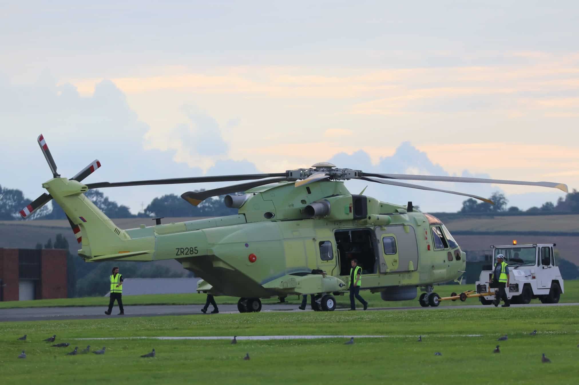 До польоту готується перший гелікоптер AW101 для ВМС Польщі