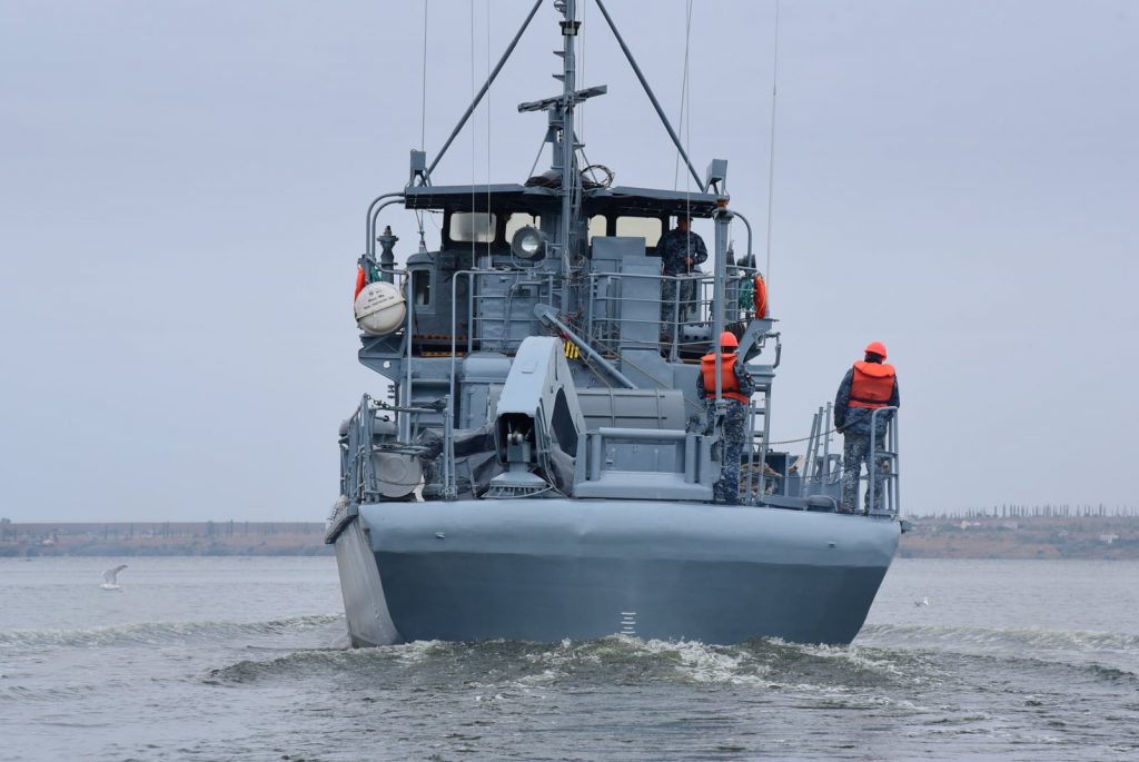 Рейдовий тральщик «Генічеськ» (M360) ВМС ЗСУ. Вересень 2021. Фото: "Миколаїв – місто корабелів"