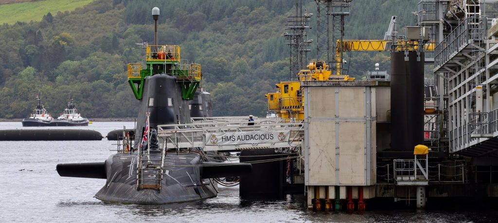 Атомний підводний човен «Audacious» типу «Astute». Вересень 2021. Фото: ВМС Британії