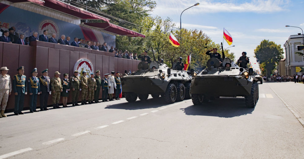 Бронетранспортери незаконних збройних формувань Південної Осетії. Вересень 2021