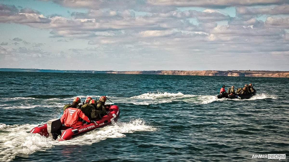 Десантно-штурмова рота морпіхів висадилась на узбережжя Приазов’я