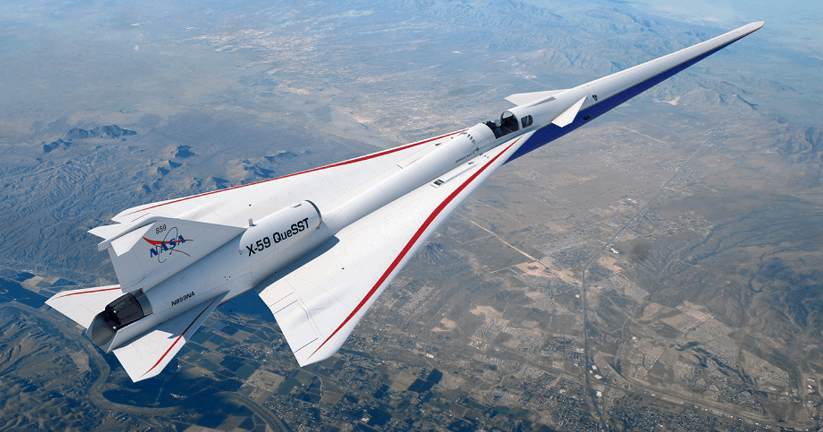 У США показали прототип надзвукового літака X-59 QueSST