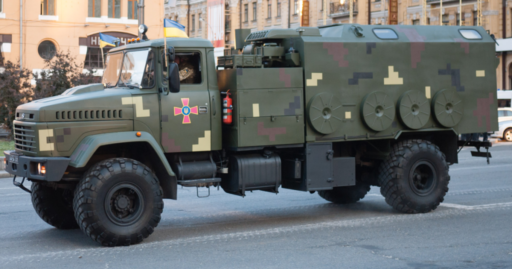 1В126П-2 «Оболонь-А», машина начальника штабу дивізіону.