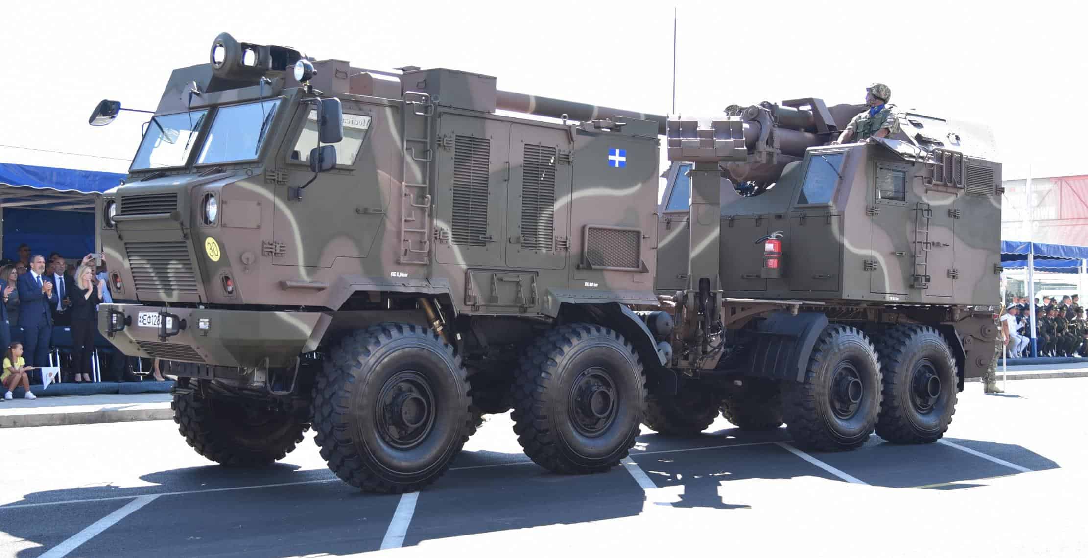 САУ NORA-B52K1 на броньованому колісному шасі Tatra (8х8) Республіки Кіпр. 2019 рік. Фото: ЗМІ Кіпру