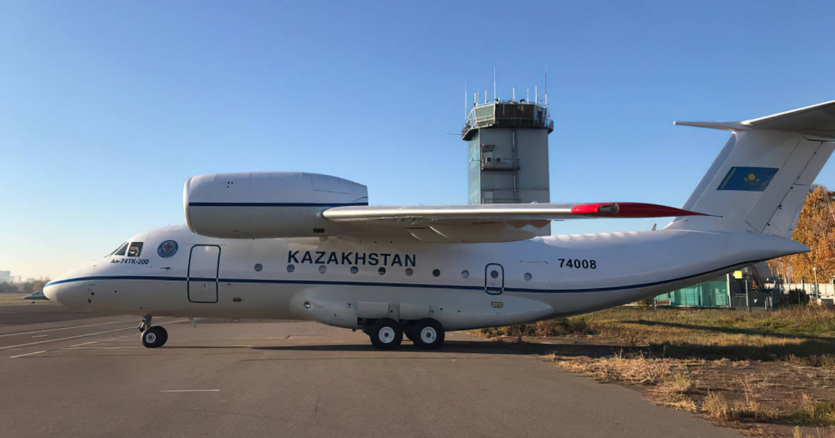 В Україні відремонтували Ан-74 Нацгвардії Казахстану