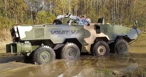 Білорусь випробовує бронетранспортер VOLAT V-2