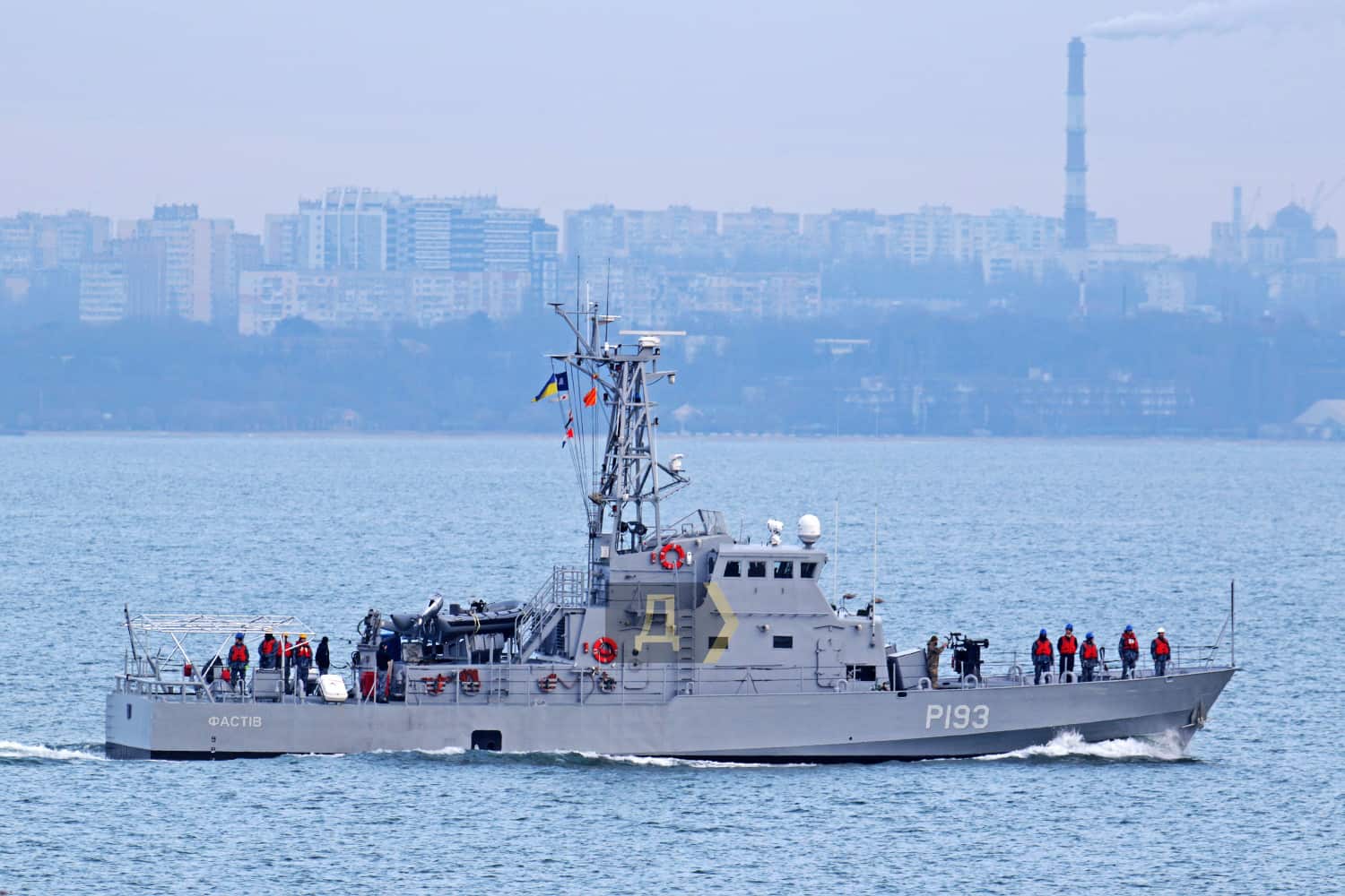 Ukrainian “Fastiv” and “Sumy” patrol boats set to the sea for the first time