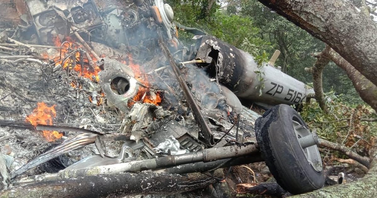 В Індії розбився Ми-17 з першим начштабу оборони