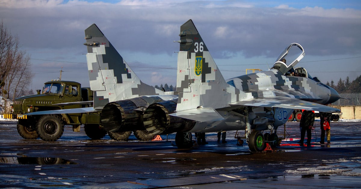 Lviv repairers delivered the overhauled MiG-29 fighter jet to the AFU