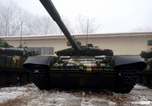 Details of modernization Т-64 tank shown up at the Lviv Armor Plant