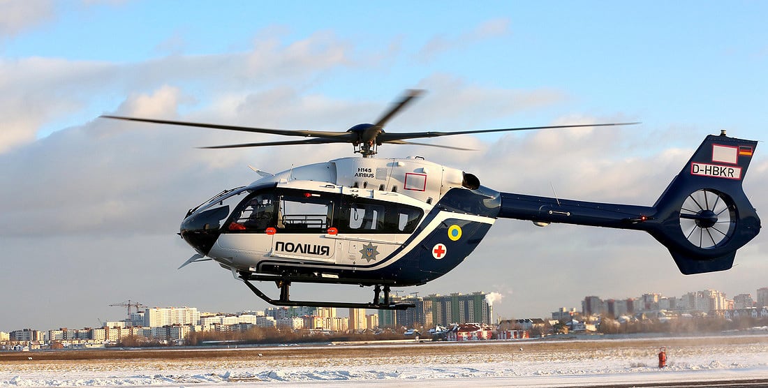 In Kyiv, the police handed over the last helicopters H145