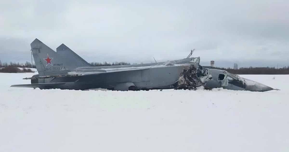 У Росії розвалився винищувач МиГ-31