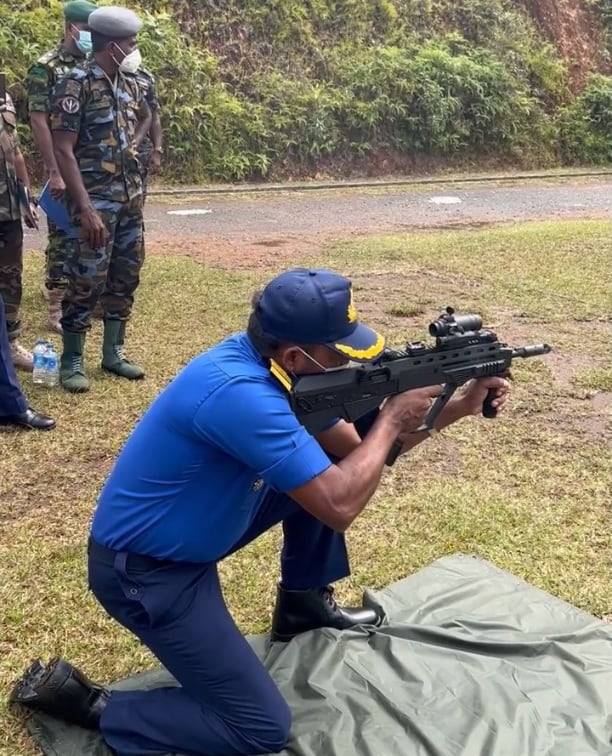 Ukrainian assault rifle Vulcan presented in one of the countries of Southeast Asia