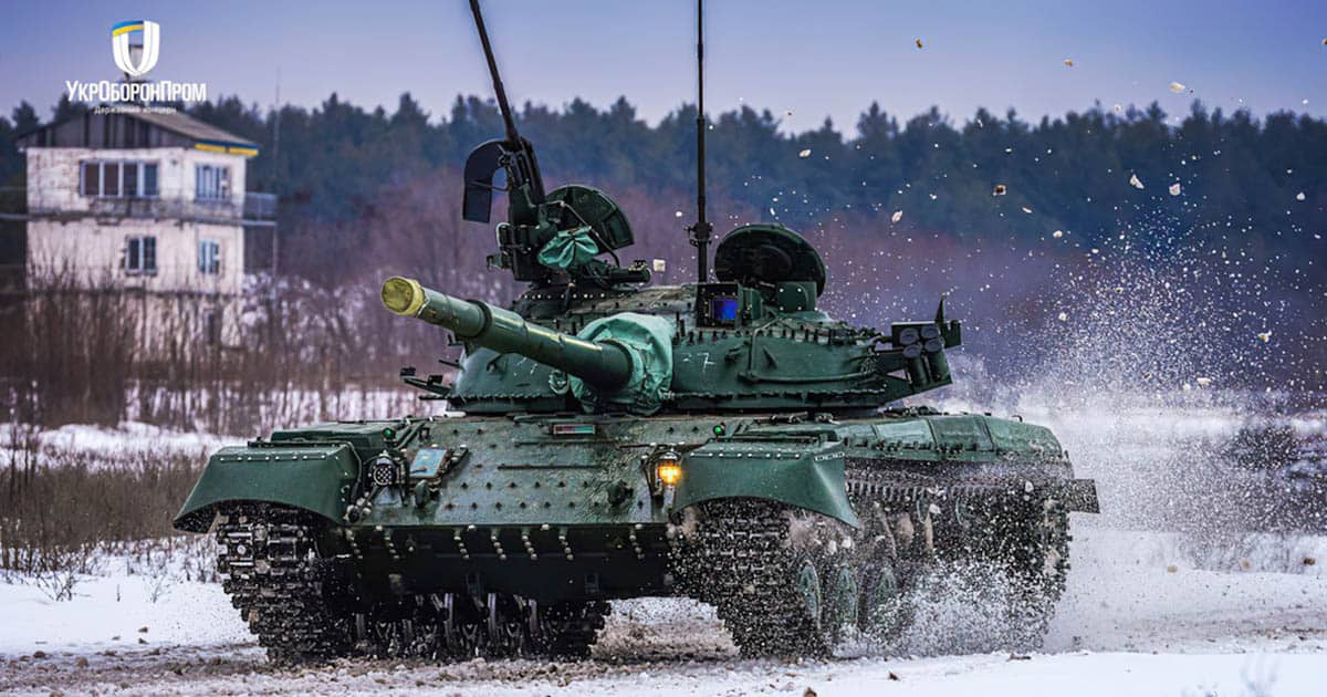 Kharkiv Armored Plant runs tests of T-64BV mod. 2022 tank