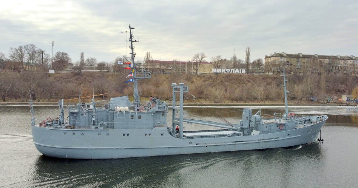 Pereyaslav reconnaissance vessel returned to service after dock repairs