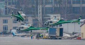 Three Airbus H125 helicopters arrived in Ukraine for the SBGS