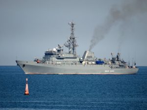 Russian intelligence vessel approached the coast of Odesa