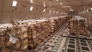 Fifth plane from the United States delivered to Ukraine 84 tons of ammunition