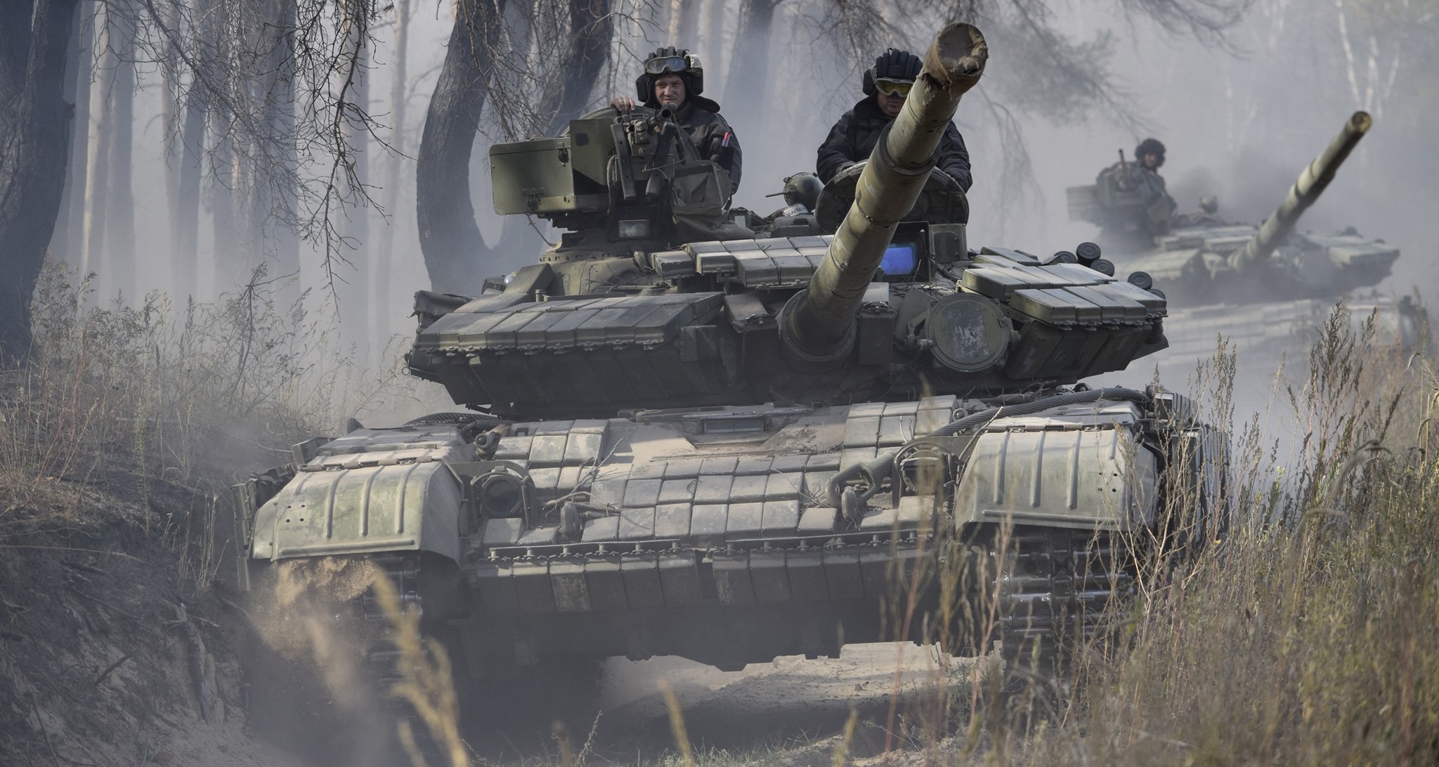 Kost Gordienko Brigade uses lined T-64 russian invaders for spare parts