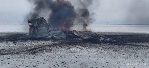 Над Волновахою збито російський штурмовик Су-25