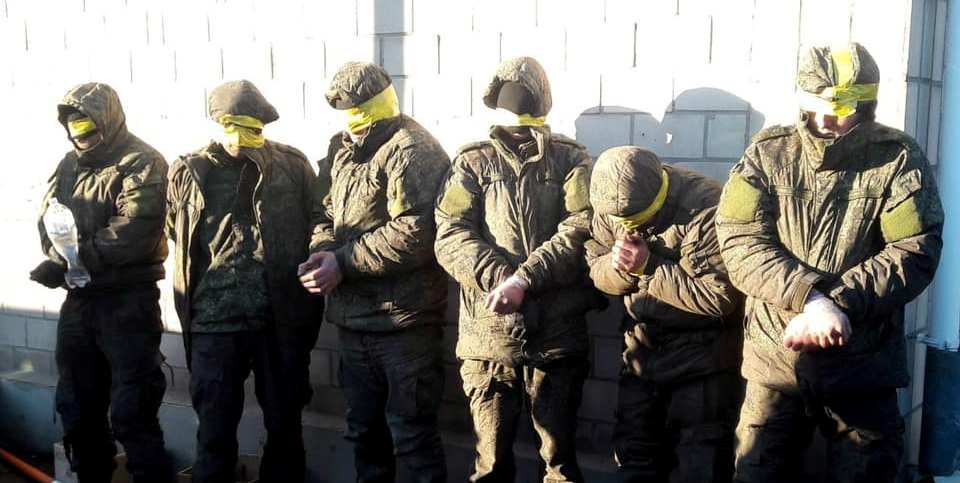 Russian soldiers were captured in Chernihiv region