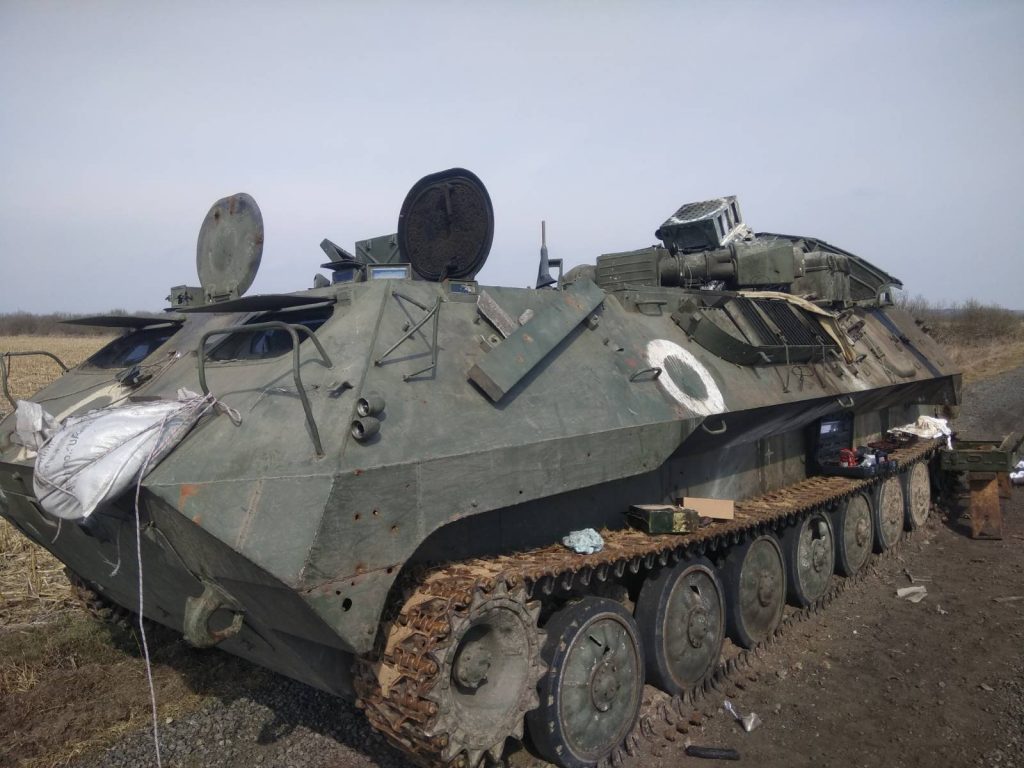 Захоплена ППРУ-1М Росії на Чернігівщині. Березень 2022. Фото: Оперативне командування Північ