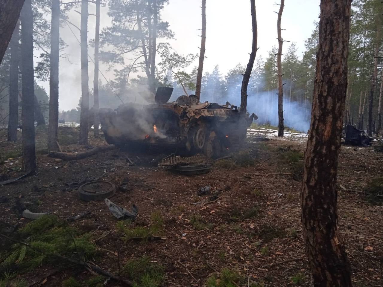 The paratroopers defeated a detachment of the 37th Separate Guards Motor Rifle Brigade of Russia