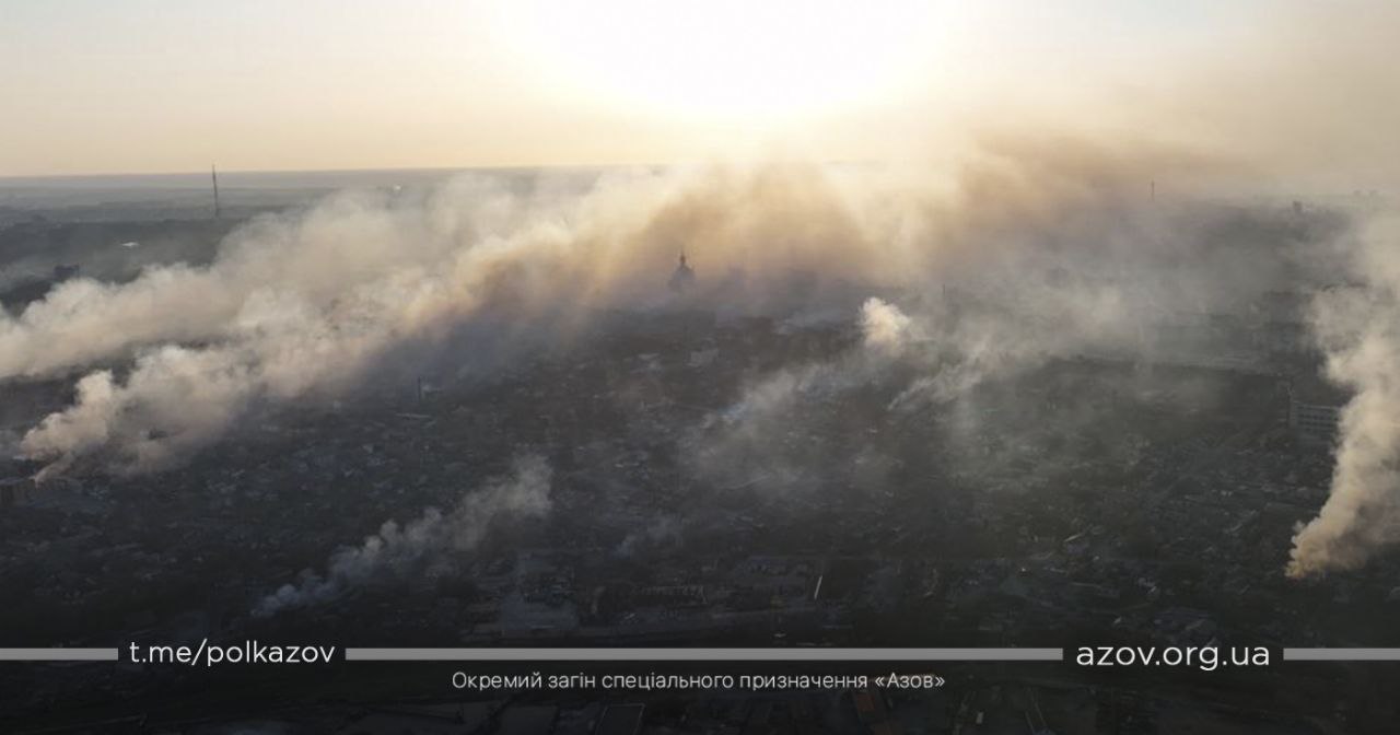 The Azov Battalion destroyed two Russian BMDs in Mariupol