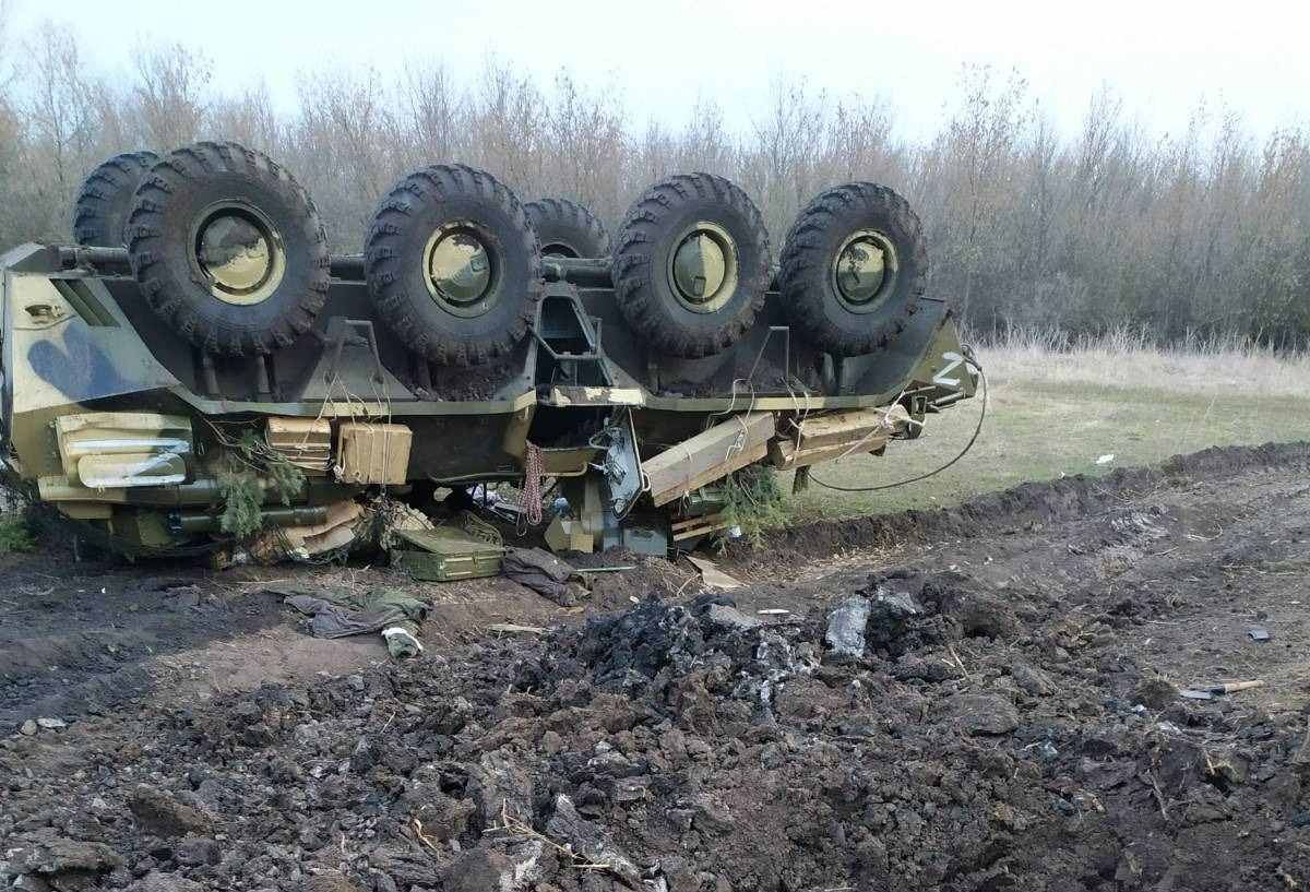 In Ukraine, the russian invaders from the military base in Abkhazia had been neutralized