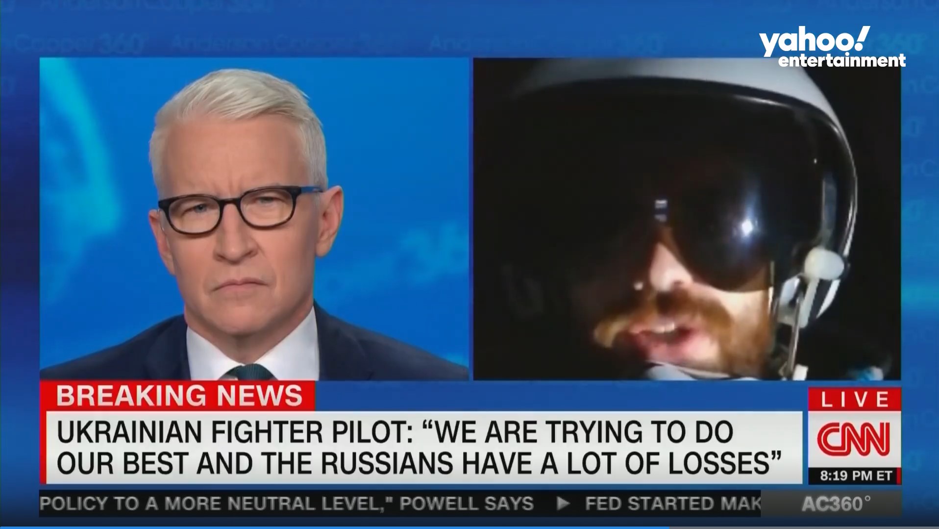 “We need efficient ground air defense systems and fighter jets,” Ukrainian pilot on CNN