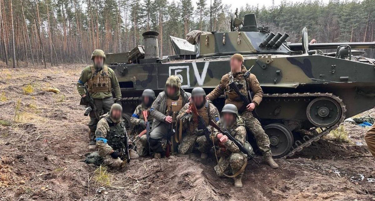 The Ukrainian military has captured the Russian BMD-4