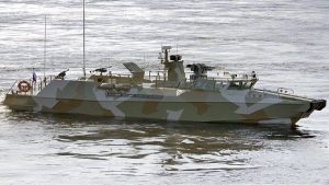 The russians confirm the damage to the Raptor-class boat near Mariupol