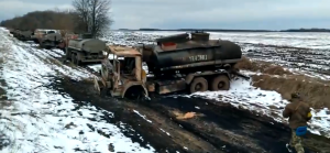 На Чернігівщині знищено колону забезпечення військових Росії