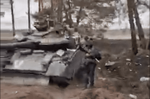 The latest T-80BVM tank added to the collection of trophies of the Armed Forces of Ukraine