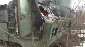 The Russian Vityaz DT-30 destroyed in Kharkiv region