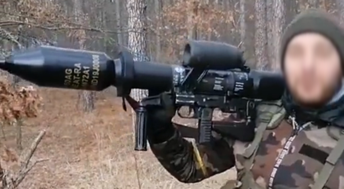 Volunteers of the Ukrainian territorial defence have been armed with the Panzerfaust 3 anti-tank weapon