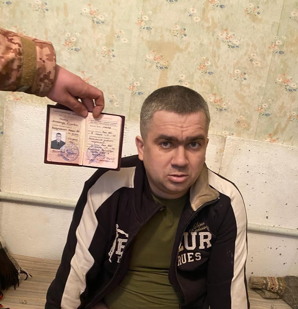 The Ukrainian Armed Forces captured a lieutenant colonel of the russian army