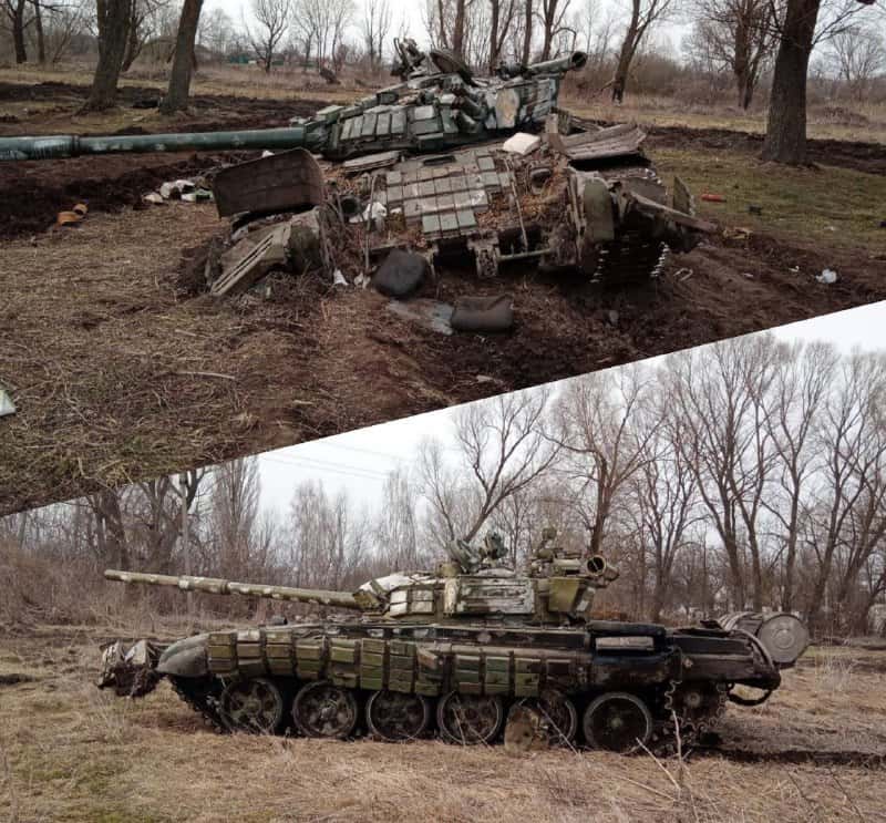 In Chernihiv region, the Armed Forces of Ukraine inflicted losses on an enemy tank unit