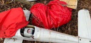 The russian Orlan-10 drone crashed in the Poltava region