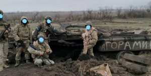 На Запоріжжі сили оборони знищили застряглий Т-72Б3 росіян